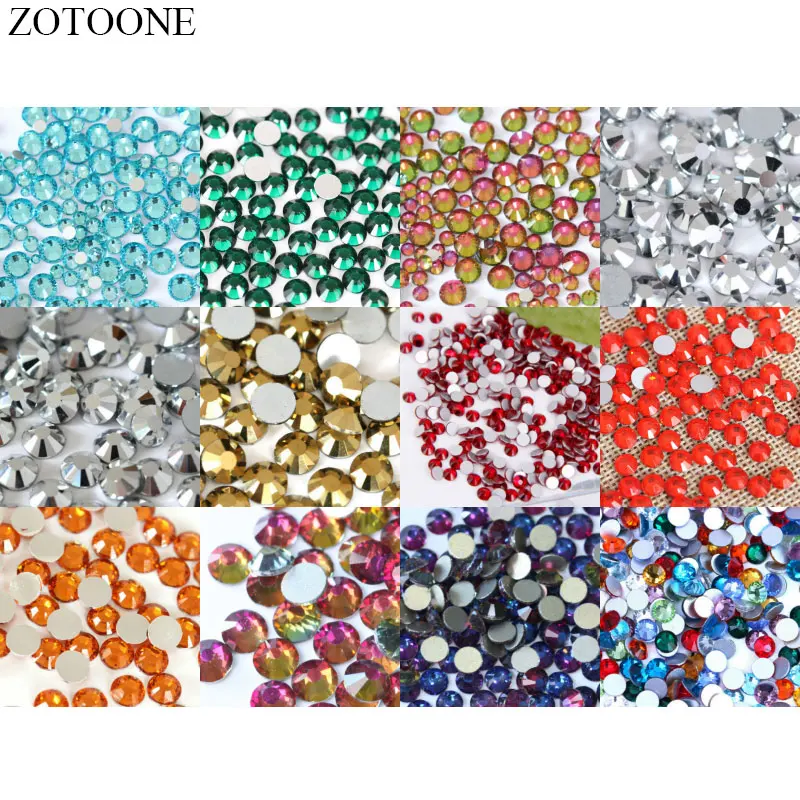 ZOTOONE Hot Fixation Rhinestones Sewn Glass For Handicrafts Clothing Flat Back Rhinestone Appliques Sticker On Wedding Dresses C
ZOTOONE Hot Fixation Rhinestones Sewn Glass For Handicrafts Clothing Flat Back Rhinestone Appliques Sticker On Wedding Dresses C
