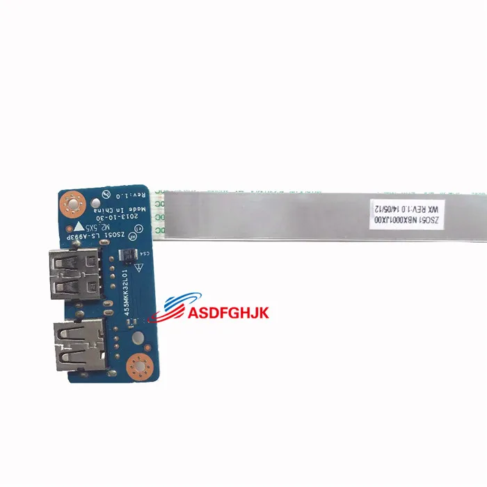 Оригинальная USB-плата для ноутбука HP 15-R 15-G с кабелем ZSO51 LS-A993P NBX0001JX00 100% TESED OK
Оригинальная USB-плата для ноутбука HP 15-R 15-G с кабелем ZSO51 LS-A993P NBX0001JX00 100% TESED OK