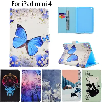 Fashion Cartoon Silicone PU Leather For iPad Mini 4 Case For Apple iPad Mini4 Smart Case Cover Stand Flip Tablet Shell Fundas
Fashion Cartoon Silicone PU Leather For iPad Mini 4 Case For Apple iPad Mini4 Smart Case Cover Stand Flip Tablet Shell Fundas
