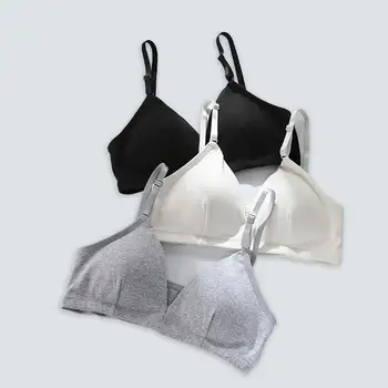 VRAIMMOI Sexy Bra for Women Intimate Solid Black / White Color Bralette Push Up Bra Wireless Cotton Underwear Female Lingerie
VRAIMMOI Sexy Bra for Women Intimate Solid Black / White Color Bralette Push Up Bra Wireless Cotton Underwear Female Lingerie