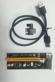 VER 007S Black PCI-E PCI E Express 1X to 16X graphics card Riser Card SATA Molex with USB 3.0 Cable For Bitcoin Miner
VER 007S Black PCI-E PCI E Express 1X to 16X graphics card Riser Card SATA Molex with USB 3.0 Cable For Bitcoin Miner