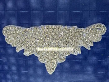 Rhinestone patches Handmade Crystal patche Beaded Rhinestone Applique for Wedding 10pieces/lot
Rhinestone patches Handmade Crystal patche Beaded Rhinestone Applique for Wedding 10pieces/lot