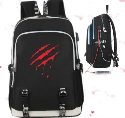 2019 New Excoriation Blood Scratch Backpack Hip-hop Street Personality men shouder bag USB Charging Laptop travel School Bags
2019 New Excoriation Blood Scratch Backpack Hip-hop Street Personality men shouder bag USB Charging Laptop travel School Bags