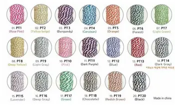 50pcs DIY hand-colored cotton cord West Point box twisted wire packaging decorative rope
50pcs DIY hand-colored cotton cord West Point box twisted wire packaging decorative rope