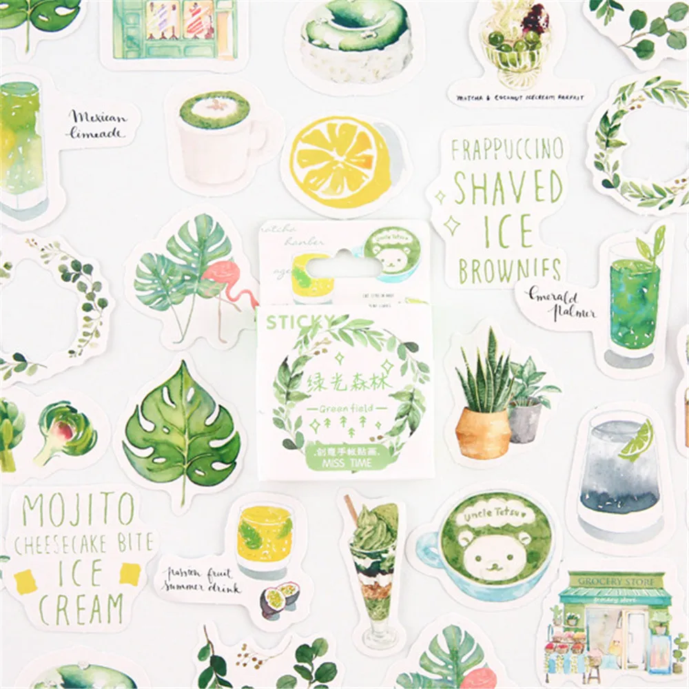 Green Forest Journal Stickers Set Notepads Decorative Note Stationery Sticker Scrapbooking Diary Album Stick Lable B030
Green Forest Journal Stickers Set Notepads Decorative Note Stationery Sticker Scrapbooking Diary Album Stick Lable B030
