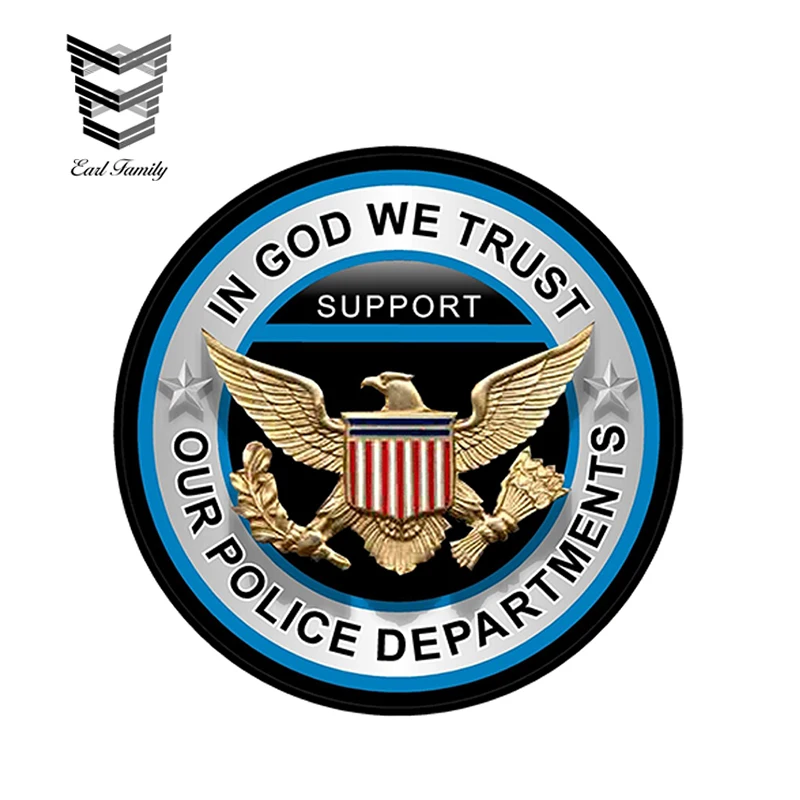 EARLFAMILY 12cm x 12cm In God We Trust Support Our Police Department Decal Car Window Truck Door Bumper Decals Car Stickers
EARLFAMILY 12cm x 12cm In God We Trust Support Our Police Department Decal Car Window Truck Door Bumper Decals Car Stickers