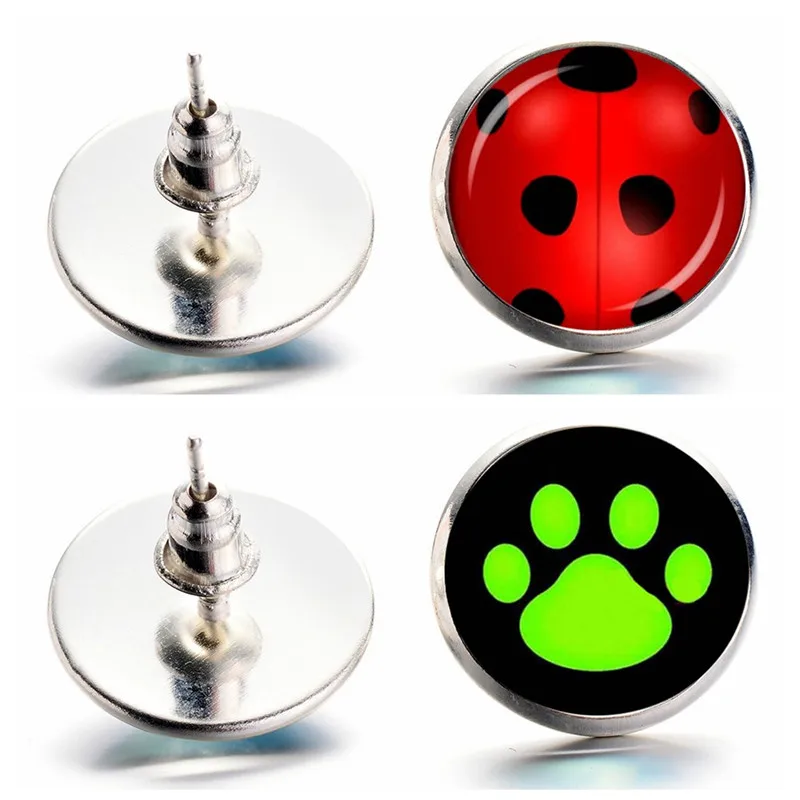 Miraculous Ladybug star Stud Earrings Cosplay Lady Bug Circle with Dot Animal Earrings for Women Girl Party Gift Anime Jewelry
Miraculous Ladybug star Stud Earrings Cosplay Lady Bug Circle with Dot Animal Earrings for Women Girl Party Gift Anime Jewelry