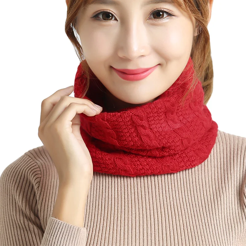 Winter Fashion Women's Wool Thermal Rabbit Cashmere Wool Thick Cable Knit Ring Scarf Neck Warmer Headgear Hair Accessories
Winter Fashion Women's Wool Thermal Rabbit Cashmere Wool Thick Cable Knit Ring Scarf Neck Warmer Headgear Hair Accessories