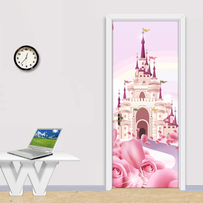 Cartoon Pink Castle 3D Photo Wallpaper For Kids Room Girls Princess Bedroom Door Sticker PVC Self-Adhesive Waterproof Wall Mural
Cartoon Pink Castle 3D Photo Wallpaper For Kids Room Girls Princess Bedroom Door Sticker PVC Self-Adhesive Waterproof Wall Mural