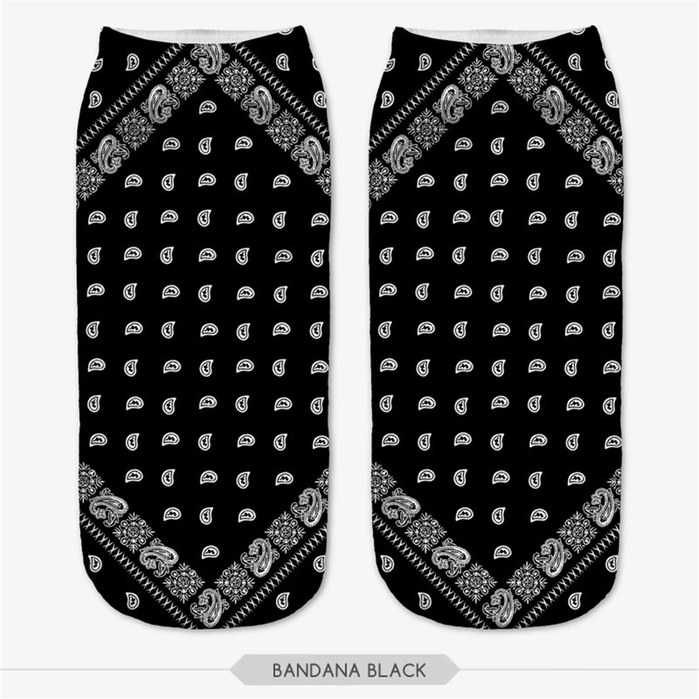 New Arrival Women Socks 3D Printed Blue Bandana 6 Colors Meia Harajuku Cute Calzini Unisex Sokken Low Cut Ankle Sock Calcetines
New Arrival Women Socks 3D Printed Blue Bandana 6 Colors Meia Harajuku Cute Calzini Unisex Sokken Low Cut Ankle Sock Calcetines