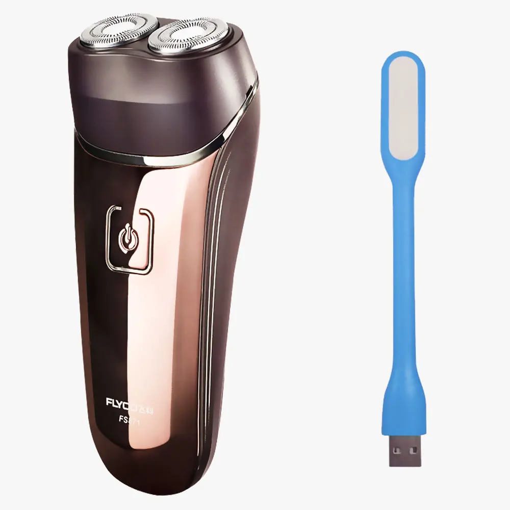 Flyco Rechargeable Electric Shaver 3D Twin Floating Blade Head Razor Facial Men's Beard Trimmer Hair Cutting FS871-D USB-Lamp 
Flyco Rechargeable Electric Shaver 3D Twin Floating Blade Head Razor Facial Men's Beard Trimmer Hair Cutting FS871-D USB-Lamp