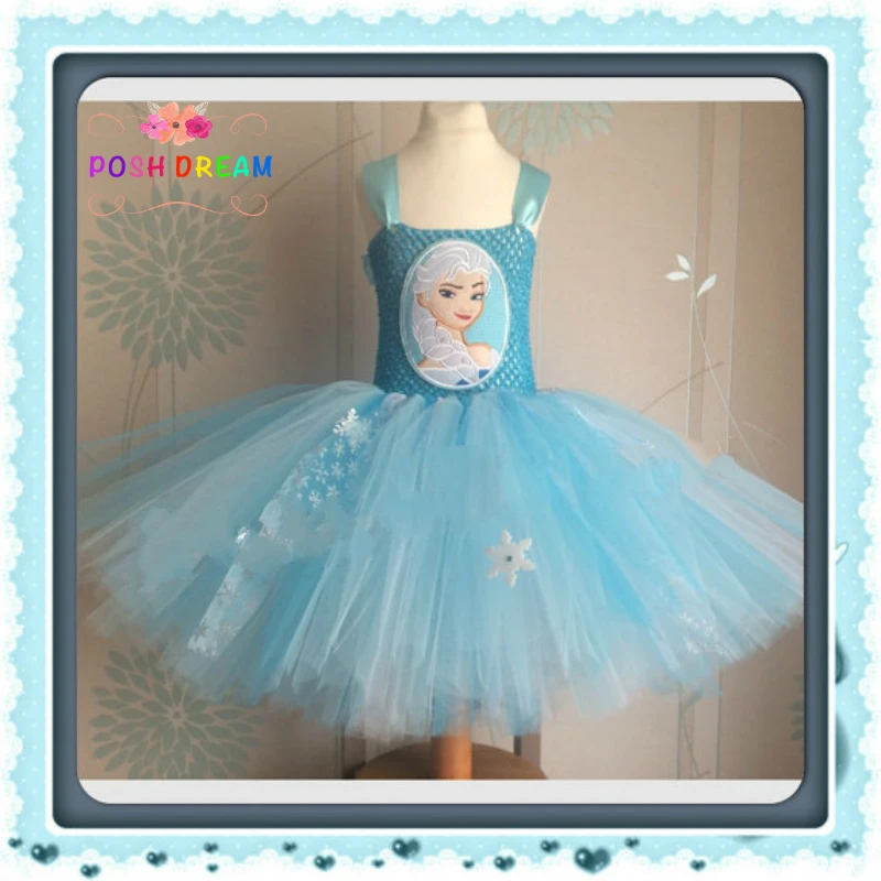 POSH DREAM Princess Elsa Kids Girl Tutu Dress Elsa Appliques Inspired Handmade Blue Snowflake Kids Girl Dress for Cosplay Party
POSH DREAM Princess Elsa Kids Girl Tutu Dress Elsa Appliques Inspired Handmade Blue Snowflake Kids Girl Dress for Cosplay Party