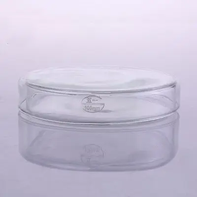 Стеклянная тарелка Петри многоразового использования 150 мм с крышкой для