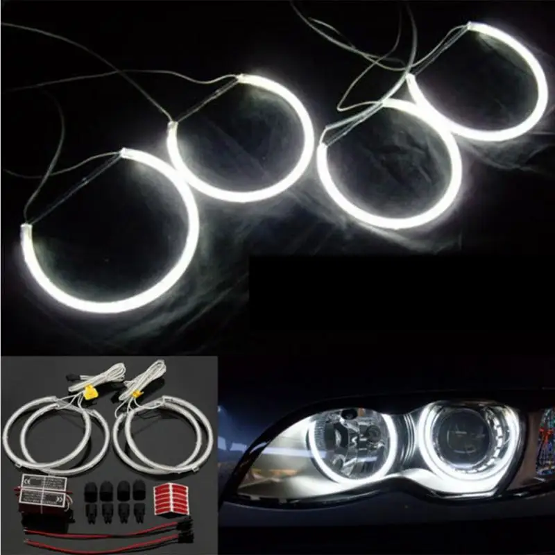 Auto Car CCFL LED Angel Eye Headlights LED Chip Car Light White 6500K Auto DRL Lamp for BMW E30 E32 E34 E39 3 5 7 Series
Auto Car CCFL LED Angel Eye Headlights LED Chip Car Light White 6500K Auto DRL Lamp for BMW E30 E32 E34 E39 3 5 7 Series