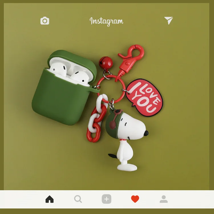 Protective Cases For Apple Airpods Earphone Wireless Air pods Cute dog Protector Case Cover Keychain pendant Accessories
Protective Cases For Apple Airpods Earphone Wireless Air pods Cute dog Protector Case Cover Keychain pendant Accessories