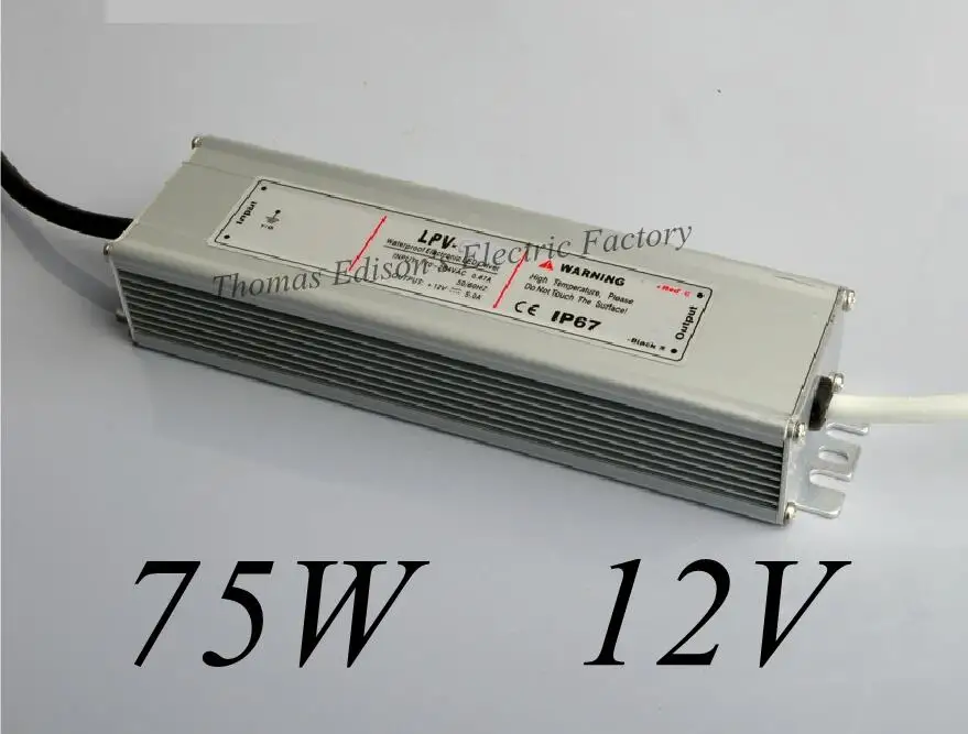DIANQI waterproof power supply 75w 12v power suply 12v 75w ac dc converter good quality water proof
DIANQI waterproof power supply 75w 12v power suply 12v 75w ac dc converter good quality water proof