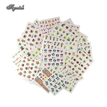 Tignish 50 Sheets/Lot Mixed Cartoon Water Transfer Nail Stickers Decals Tips Decoration Manicure Stickers Ongles Art Tools
Tignish 50 Sheets/Lot Mixed Cartoon Water Transfer Nail Stickers Decals Tips Decoration Manicure Stickers Ongles Art Tools
