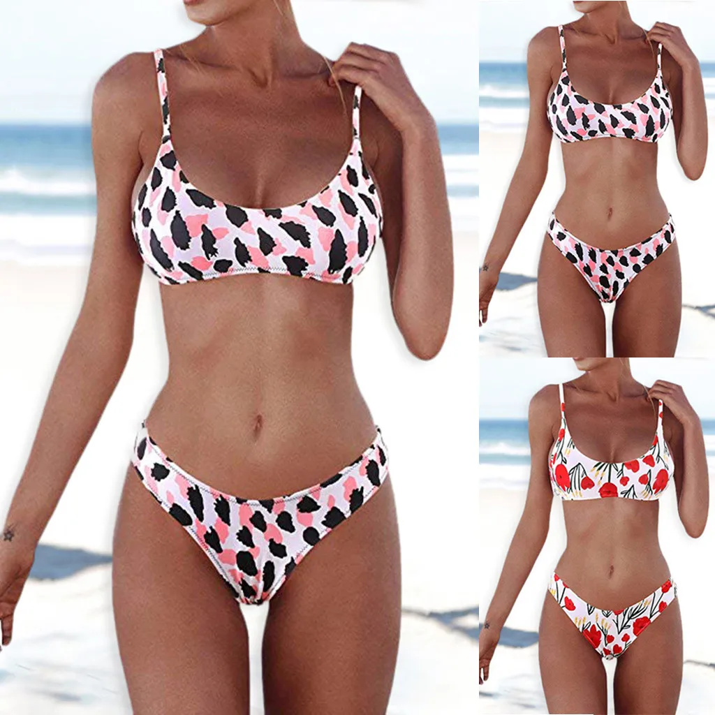 MUQGEW Women Leopard Bandeau Bandage Bikini Set Push-Up Brazilian Swimwear Beachwear Swimsuit Bathing Suit Bikini 2019 Mujer
MUQGEW Women Leopard Bandeau Bandage Bikini Set Push-Up Brazilian Swimwear Beachwear Swimsuit Bathing Suit Bikini 2019 Mujer