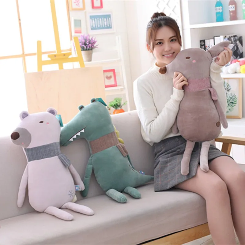 50cm Cute Crocodile&Wolf&Bear Plush Pillow Soft Cartoon Animal Polar Bear Stuffed Doll Sofa Bedroom Decoration Toys Kids Gifts
50cm Cute Crocodile&Wolf&Bear Plush Pillow Soft Cartoon Animal Polar Bear Stuffed Doll Sofa Bedroom Decoration Toys Kids Gifts