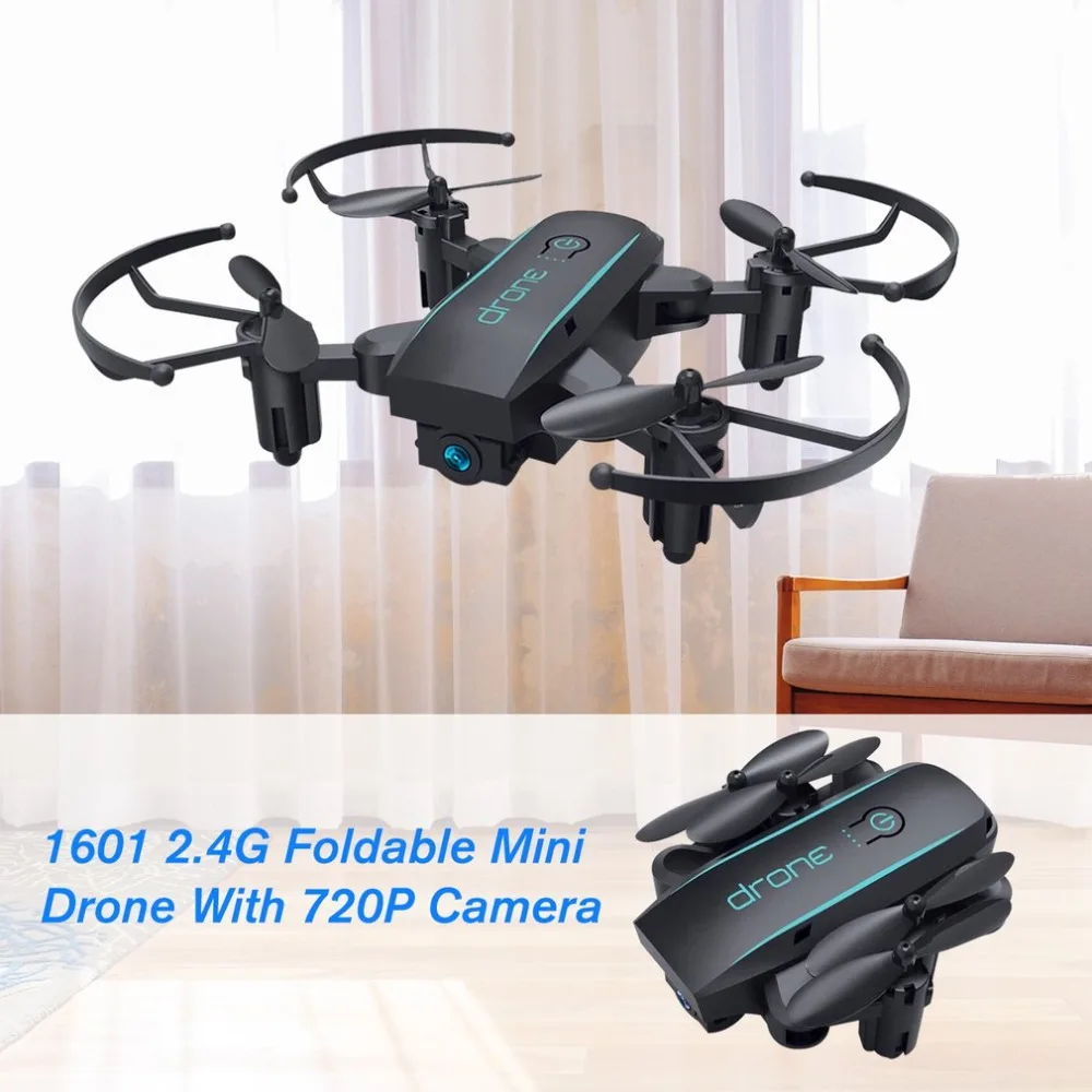 Foldable Mini Drone with HD 720P Camera 2.4G RC Drone Professional FPV Wifi Micro Quadrocopter Headless Mode Altitude Hold
Foldable Mini Drone with HD 720P Camera 2.4G RC Drone Professional FPV Wifi Micro Quadrocopter Headless Mode Altitude Hold