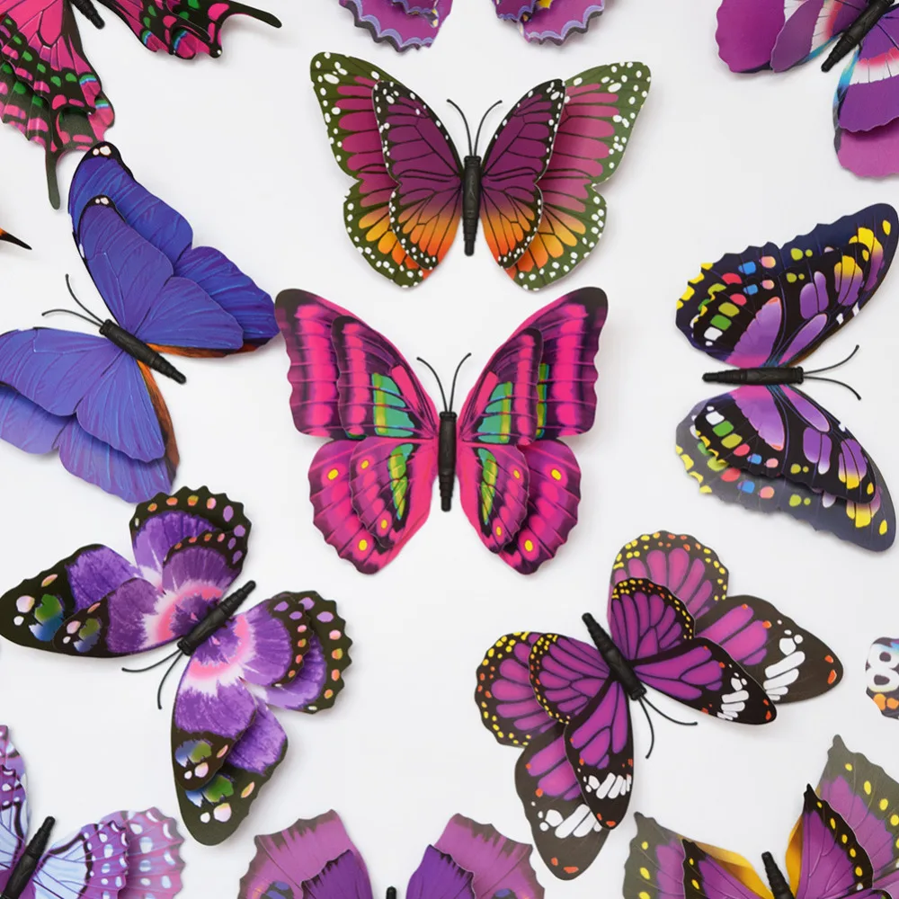 Double Wings Butterfly Wall Stickers Home Decor Decoration 2017 Animal PVC 3D Sticker 4pcs Green Rose Yellow Blue 15CM/5.9INCH
Double Wings Butterfly Wall Stickers Home Decor Decoration 2017 Animal PVC 3D Sticker 4pcs Green Rose Yellow Blue 15CM/5.9INCH