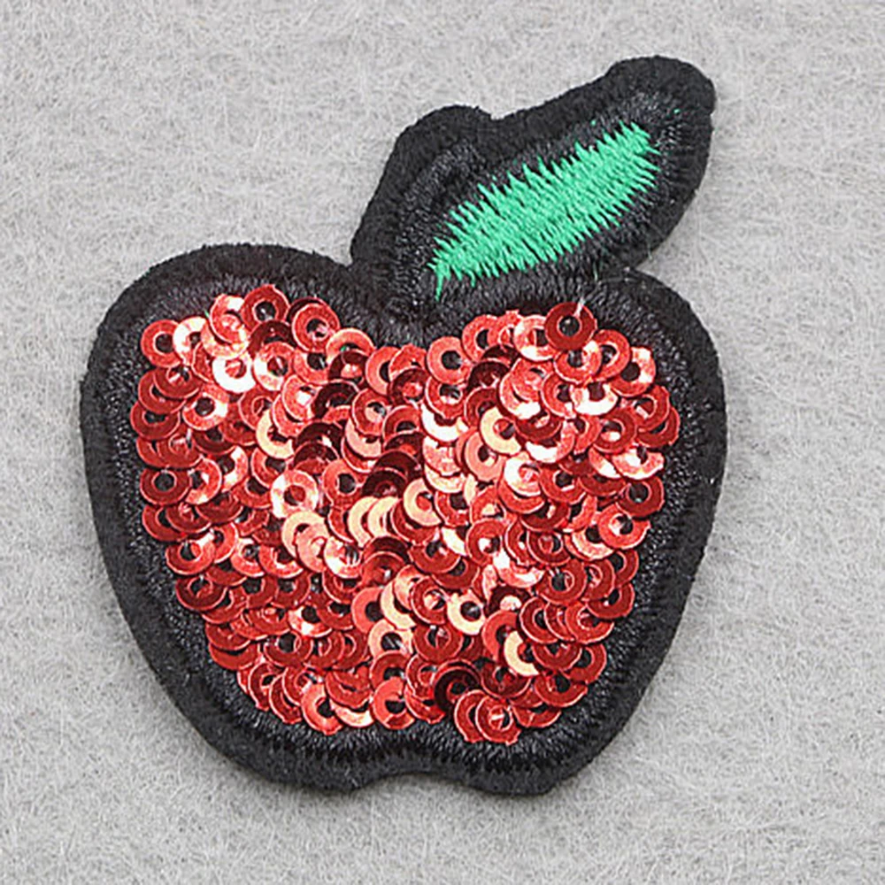 Fabric Embroidery Appliques Patches DIY Scrapbooking Craft Red Apple Fruit Sequins 4.5cm(1 6/8") x 3.7cm(1 4/8"), 1 Piece
Fabric Embroidery Appliques Patches DIY Scrapbooking Craft Red Apple Fruit Sequins 4.5cm(1 6/8") x 3.7cm(1 4/8"), 1 Piece