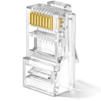 100PCS rj45 connector Crystal Head Super Category 5 RJ45 Network Crystal Head 8P8C Computer Network Cable Connector Cat5e
100PCS rj45 connector Crystal Head Super Category 5 RJ45 Network Crystal Head 8P8C Computer Network Cable Connector Cat5e