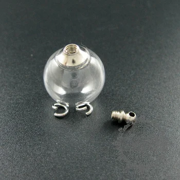 18mm round glass globe with 3mm rhodium plated brass screw top open DIY perfume glass dome supplies findings 1800206
18mm round glass globe with 3mm rhodium plated brass screw top open DIY perfume glass dome supplies findings 1800206