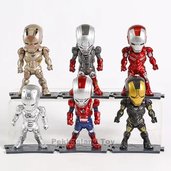 Iron Man Mark MK 2 20 21 22 33 PVC Action Figures Collectible Model Toys 6pcs/set 
Iron Man Mark MK 2 20 21 22 33 PVC Action Figures Collectible Model Toys 6pcs/set