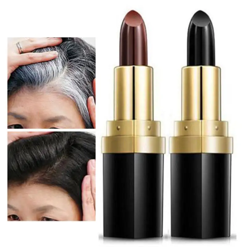 Temporary Hair Color Pen Crayon Stick Lipstick style Hair Color Dye Chalk Cover Up Gray Hair Touch Up White Hair Portable
Temporary Hair Color Pen Crayon Stick Lipstick style Hair Color Dye Chalk Cover Up Gray Hair Touch Up White Hair Portable