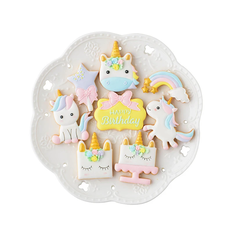 Unicorn Cookies Mold Cutter Baking Tools For Fondant Chocolate Biscuit Cake Embossing Cutters
Unicorn Cookies Mold Cutter Baking Tools For Fondant Chocolate Biscuit Cake Embossing Cutters