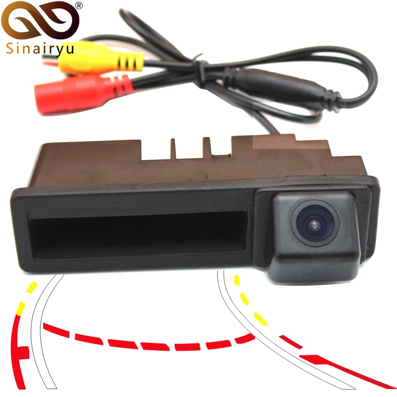 Sinairyu Dynamic Trajectory Parking Line Car Reverse Backup Rear View Trunk Handle Camera For Audi A3 A4 A6L S5 Q7
Sinairyu Dynamic Trajectory Parking Line Car Reverse Backup Rear View Trunk Handle Camera For Audi A3 A4 A6L S5 Q7