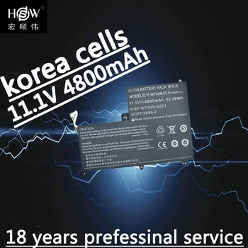 HSW 11.1V 53.28Wh Battery for Clevo W740BAT-6 6-87-W740S-42E 3ICP7/34/95-2 S413 W740SU X411 bateria akku
HSW 11.1V 53.28Wh Battery for Clevo W740BAT-6 6-87-W740S-42E 3ICP7/34/95-2 S413 W740SU X411 bateria akku