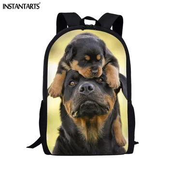 INSTANTART Lovely 3D Animals Rottweiler Dog Printing Kid Book Backpacks School Students Teenager Brand Design Canvas Rucksacks
INSTANTART Lovely 3D Animals Rottweiler Dog Printing Kid Book Backpacks School Students Teenager Brand Design Canvas Rucksacks