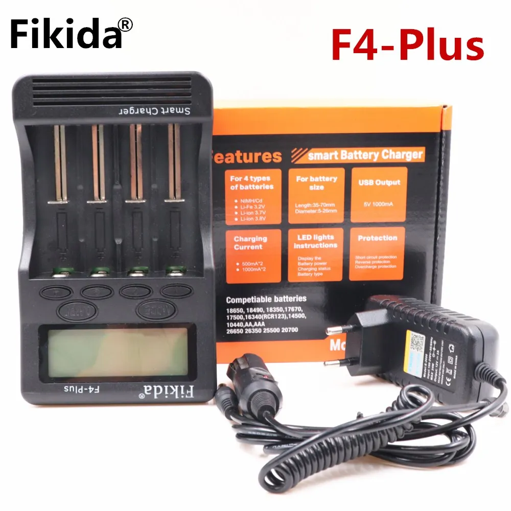 2019 fikida F4 3.7V 18650 18350 18500 more LCD 16340 17500 25500 10440 AAA NiMH 1.2V AA 14500 26650 Lithium Batteries
2019 fikida F4 3.7V 18650 18350 18500 more LCD 16340 17500 25500 10440 AAA NiMH 1.2V AA 14500 26650 Lithium Batteries