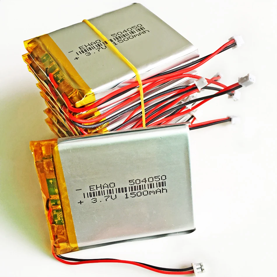 10 pcs JST 1.25mm 3.7V 1500mAh 504050 Lithium Polymer LiPo Rechargeable Battery For DVD PAD mobile tablet pc power bank Camera
10 pcs JST 1.25mm 3.7V 1500mAh 504050 Lithium Polymer LiPo Rechargeable Battery For DVD PAD mobile tablet pc power bank Camera