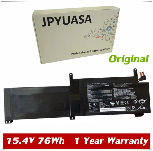 7XINbox 15,4 V 4940mAh 76Wh C41N1716 Оригинальный аккумулятор для ноутбука Asus C41N1716
7XINbox 15,4 V 4940mAh 76Wh C41N1716 Оригинальный аккумулятор для ноутбука Asus C41N1716