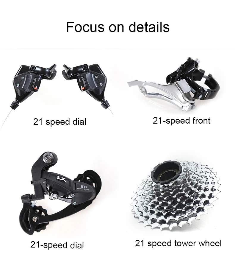 Perfect Mountain Sports Bicycle 21 Speed 24 Inch One Wheel Shock Absorber Male and Female Adult Mountain Bike 3 Perfect Mountain Sports Bicycle 21 Speed 24 Inch One Wheel Shock Absorber Male and Female Adult Mountain Bike 3