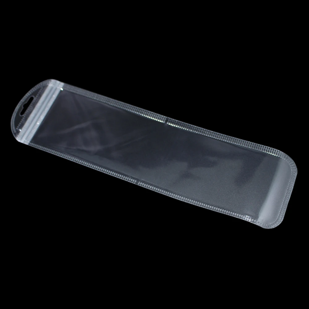Description Picture 2 of item100PCS/ Lot Clear Plastic Zipper Bags For Electronic Accessories Storage Zip Lock Resealable Poly Grocery Package Bag Hang Hole