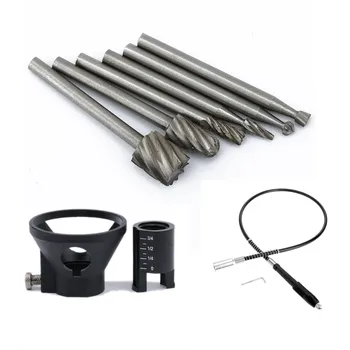 Dremel Accessories Drill Dedicated Locator Horn Grinder Rotary Tool+19x2mm Flex Shaft+6Pcs HSS Routing Router Grinding Bits Burr
Dremel Accessories Drill Dedicated Locator Horn Grinder Rotary Tool+19x2mm Flex Shaft+6Pcs HSS Routing Router Grinding Bits Burr
