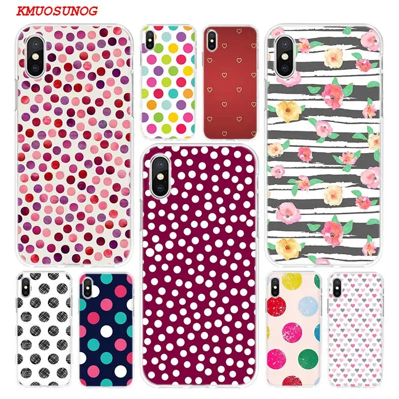 Transparent Soft Silicone Phone Case Polka Dots for iPhone XS X XR Max 8 7 6 6S Plus 5 5S SE Phone Bag
Transparent Soft Silicone Phone Case Polka Dots for iPhone XS X XR Max 8 7 6 6S Plus 5 5S SE Phone Bag