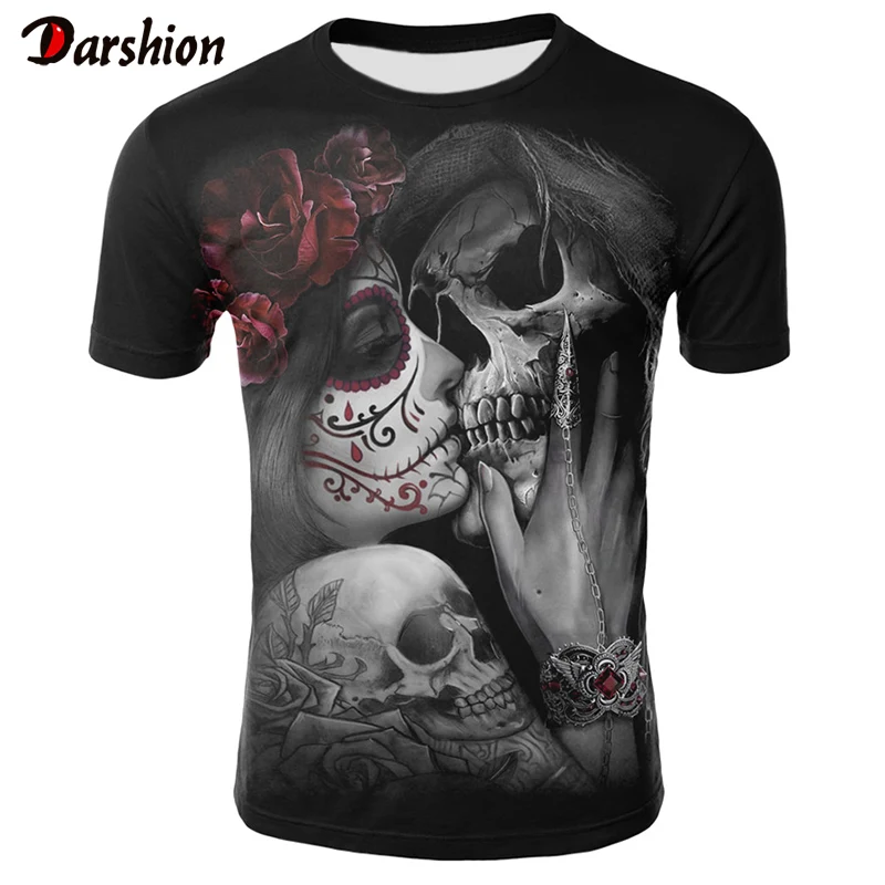 2019 New 3D Skull t shirt Men Woman tshirt Print Punk Style Summer Tops Casual Tees Short Sleeve Streetwear Halloween Clothing 
2019 New 3D Skull t shirt Men Woman tshirt Print Punk Style Summer Tops Casual Tees Short Sleeve Streetwear Halloween Clothing