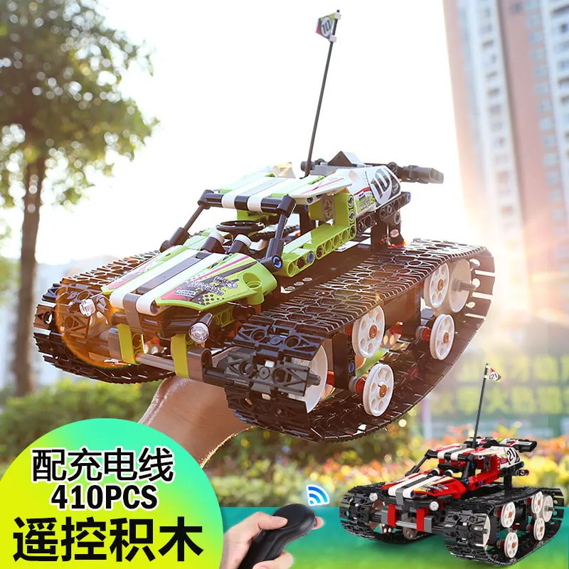 Yeshin 13023 13024 Technic Remote Control Tracked Racer Car with Power Function Building Blocks Toy Compatible with Legoing
Yeshin 13023 13024 Technic Remote Control Tracked Racer Car with Power Function Building Blocks Toy Compatible with Legoing