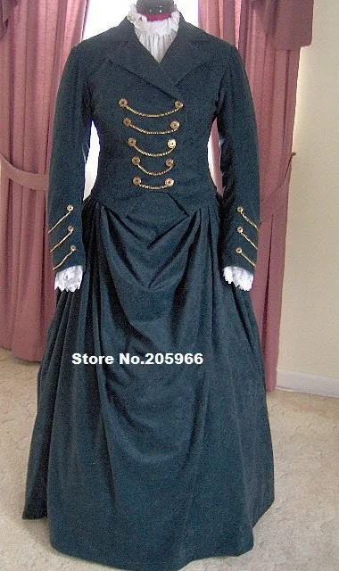 Custom Made -1800s Victorian Day Dress 1880s Tea Party Bustle Gown Riding Habit Equestrian with Jacket Dress &Gothic Bodice
Custom Made -1800s Victorian Day Dress 1880s Tea Party Bustle Gown Riding Habit Equestrian with Jacket Dress &Gothic Bodice