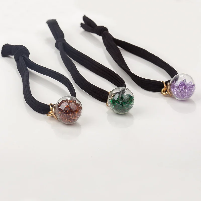 Elastic Hair Bands Colored Crystal Ball Women and Girls Hair Band Hair Dress and Accessories
Elastic Hair Bands Colored Crystal Ball Women and Girls Hair Band Hair Dress and Accessories
