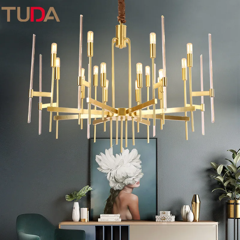 TUDA LED Chandelier Copper Chandelier Living Room Bedroom Restaurant Bird Light Crystal Chandelier E14 110V 220V
TUDA LED Chandelier Copper Chandelier Living Room Bedroom Restaurant Bird Light Crystal Chandelier E14 110V 220V