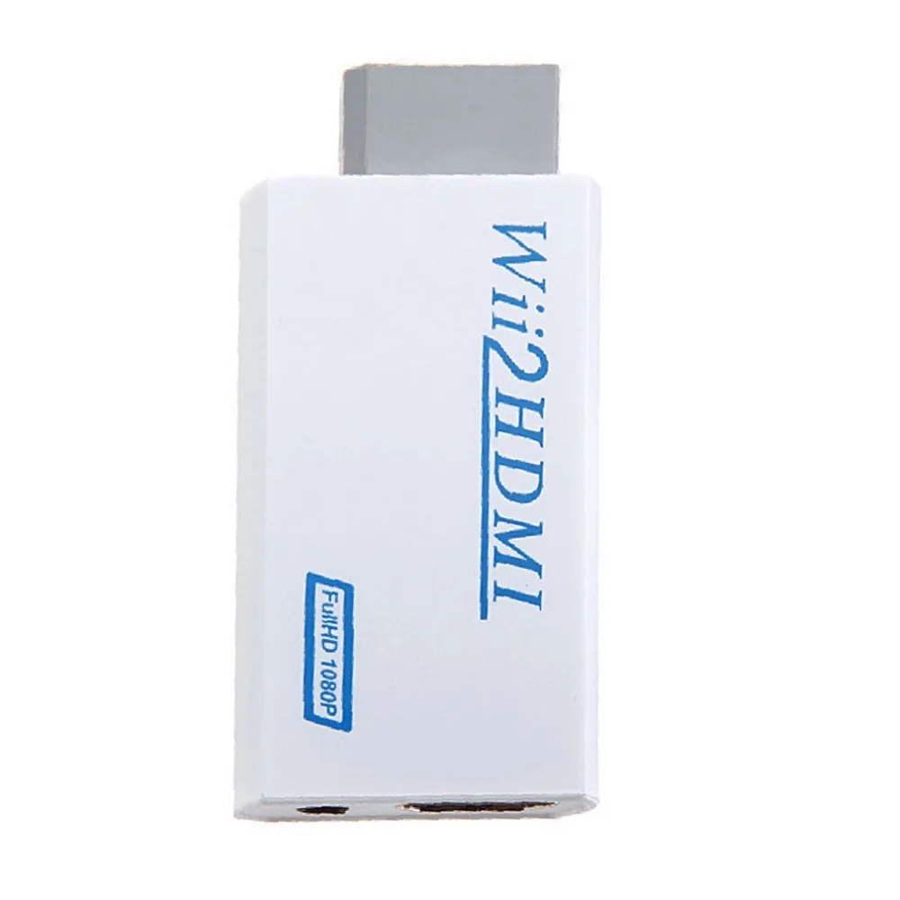 

For Nintendo Wii Hassle Free Plug and Play For Wii to HDMI 1080p Converter Adapter Wii2hdmi 3.5mm Audio Box For Wii-link