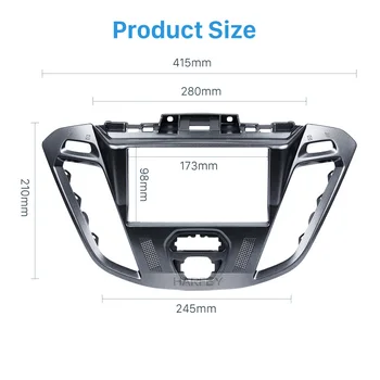 Harfey 2Din Car Radio Fascia Stereo Plate Frame Cover Trim Kit for Ford Transit Custom Styling Panel Dash Panel Installation Kit
Harfey 2Din Car Radio Fascia Stereo Plate Frame Cover Trim Kit for Ford Transit Custom Styling Panel Dash Panel Installation Kit