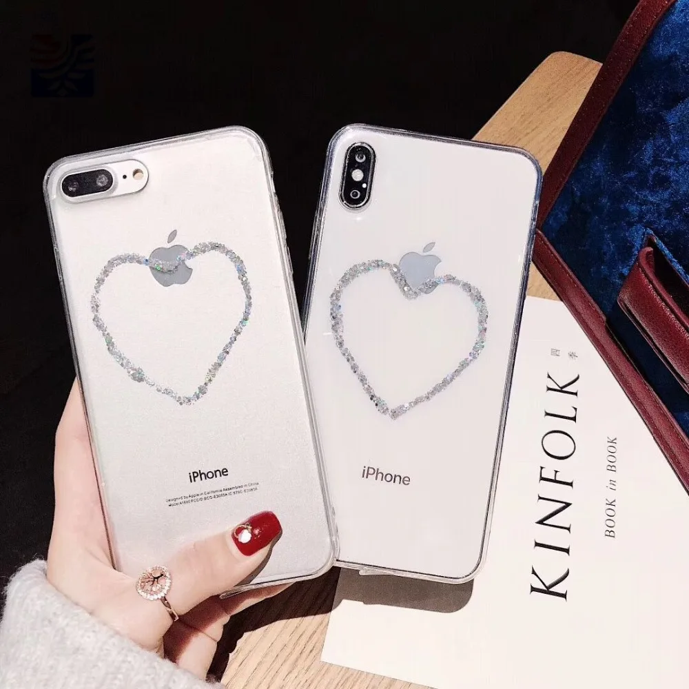 PEIPENG Transparent Love heart Silicone soft shell For iPhone 7 7Plus 6 6S 6Plus 8 8Plus X XR XS Max TPU Anti-fall Phone Case
PEIPENG Transparent Love heart Silicone soft shell For iPhone 7 7Plus 6 6S 6Plus 8 8Plus X XR XS Max TPU Anti-fall Phone Case