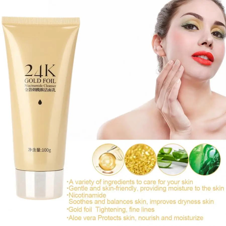 100g Nicotinamide Hydrating Face Cleanser Moistening Facial Cleaning Skin Care Cleaner
100g Nicotinamide Hydrating Face Cleanser Moistening Facial Cleaning Skin Care Cleaner